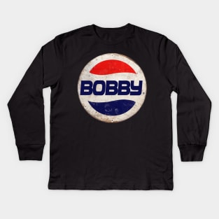 Bobby or Pepsi Kids Long Sleeve T-Shirt